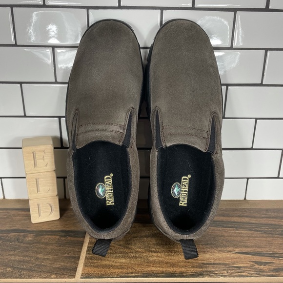 RedHead Brown Suede Comfort Slip On Mocs main image 4